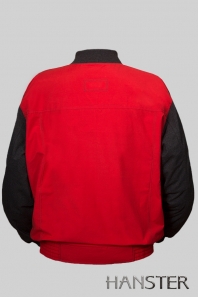 HANSTER Куртка-ветровка без подкладки "Шеф"  КВП-1  (красный/синий)