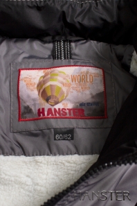 HANSTER Куртка "Фортуна" К-105/1 (серый/ черный)